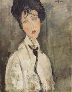 Amedeo Modigliani Femme a la cravate noire (mk38) oil painting artist